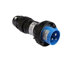 CEAG, GHG5117306R0001, IP66 Blue Cable Mount 2P+E Power Connector Plug ATEX, Rated At 16A, 240 V