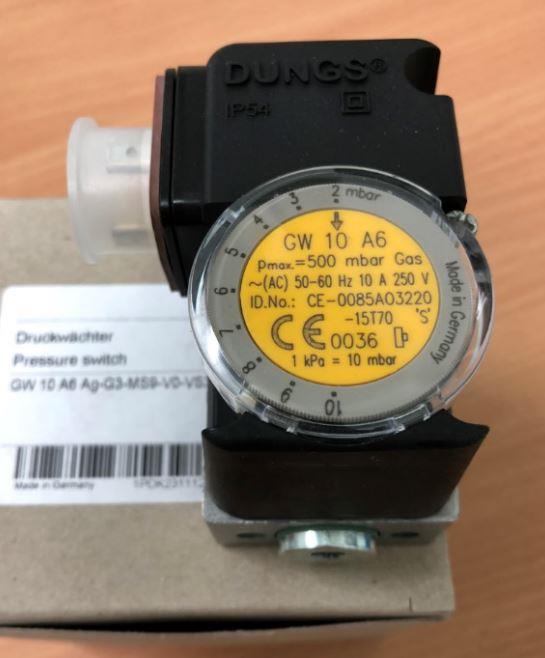 Dungs GW10 A6 pressure switch,Dungs Pressure switch GW10 A6,Dungs,Instruments and Controls/Switches