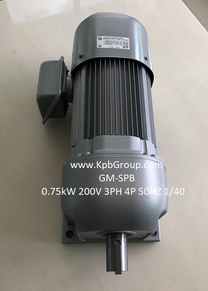 MITSUBISHI Geared Motor GM-SPB, 0.75kW 200V 3PH 4P 50Hz 1/40 MITSUBISHI GM-SPB,  0.75kW 200V 3PH 4P 50Hz 1/40 279836